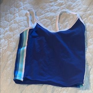 Blue tank top